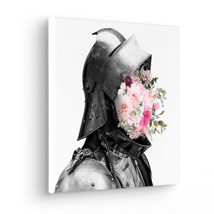 Keilrahmenbild | Sir Flowerhead | 30 x 30 cm