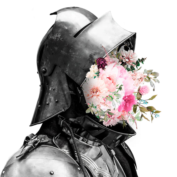 Keilrahmenbild | Sir Flowerhead | 30 x 30 cm
