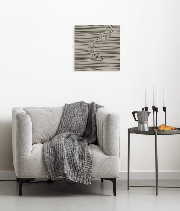 Komar NEU | Keilrahmenbild - Against the stream - Größe 30 x 30 cm