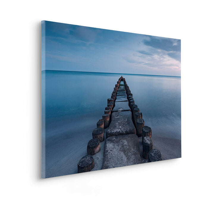 Keilrahmenbild | Ostseebad | 90 x 60 cm