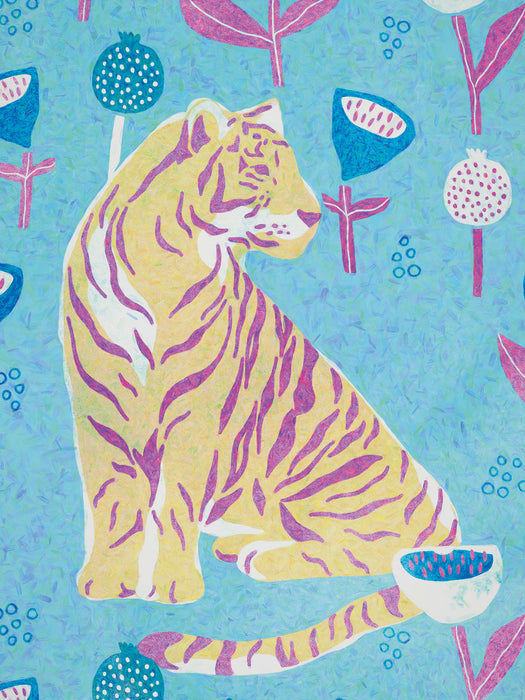 Keilrahmenbild | Vegan Tiger | 30 x 40 cm