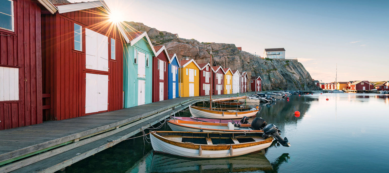 Komar NEU | Keilrahmenbild - Malerische Smögen - Größe 90 x 40 cm