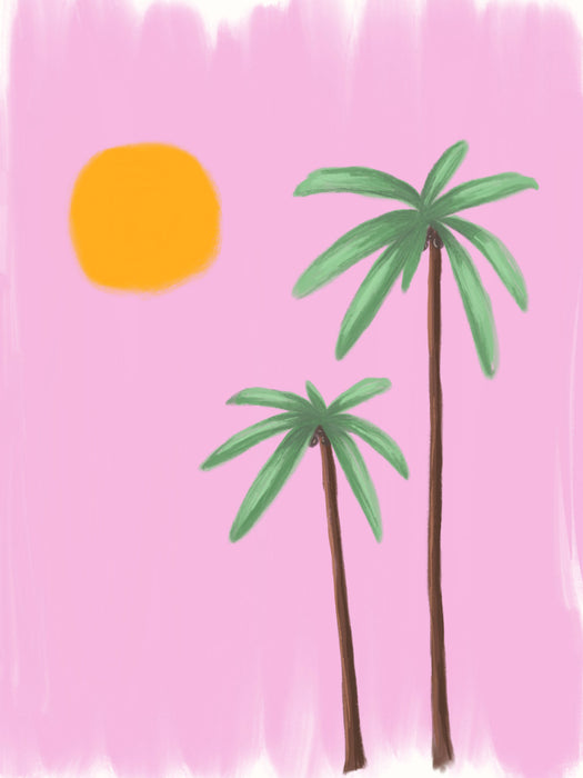 Komar NEU | Keilrahmenbild - Ibiza Sunset - Größe 30 x 40 cm