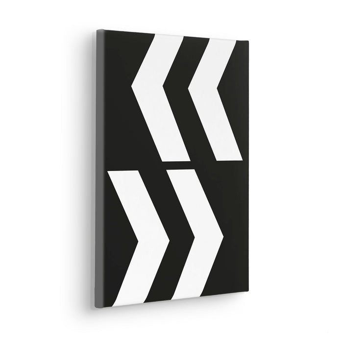 Keilrahmenbild | Typo Arrows | 30 x 40 cm