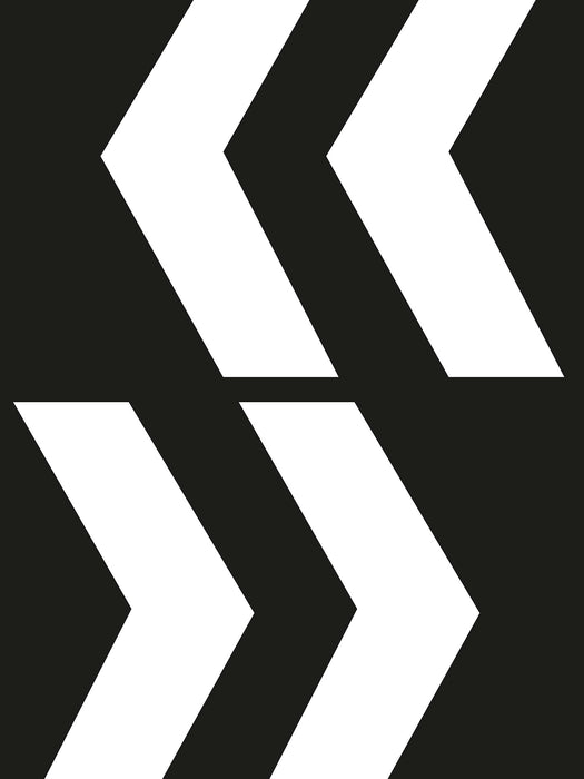 Komar NEU | Keilrahmenbild - Typo Arrows - Größe 30 x 40 cm