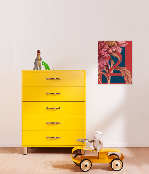 Komar NEU | Keilrahmenbild - Number 2 - Größe 30 x 40 cm