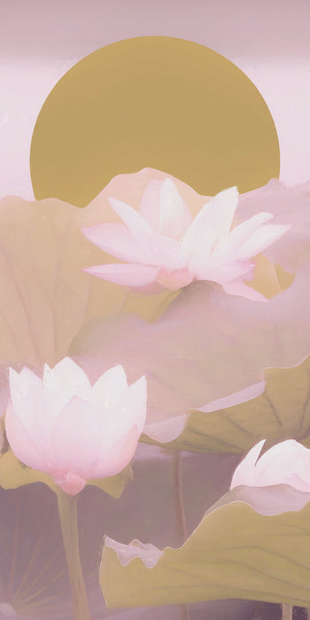 Komar NEU | Keilrahmenbild - Ombré Rosé - Größe 30 x 60 cm