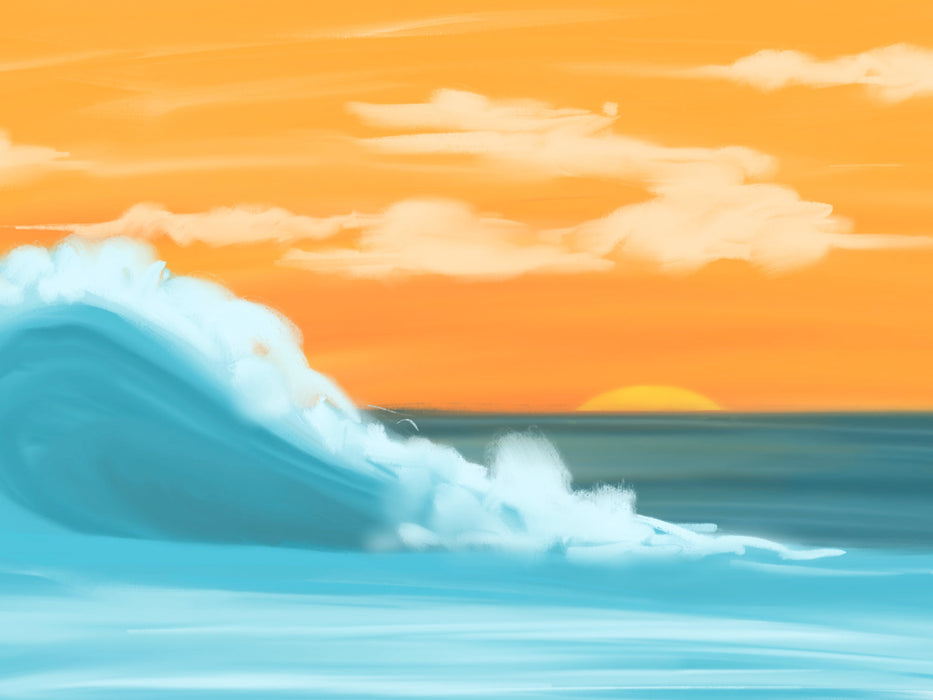 Komar NEU | Keilrahmenbild - Gentle Breeze - Größe 30 x 40 cm