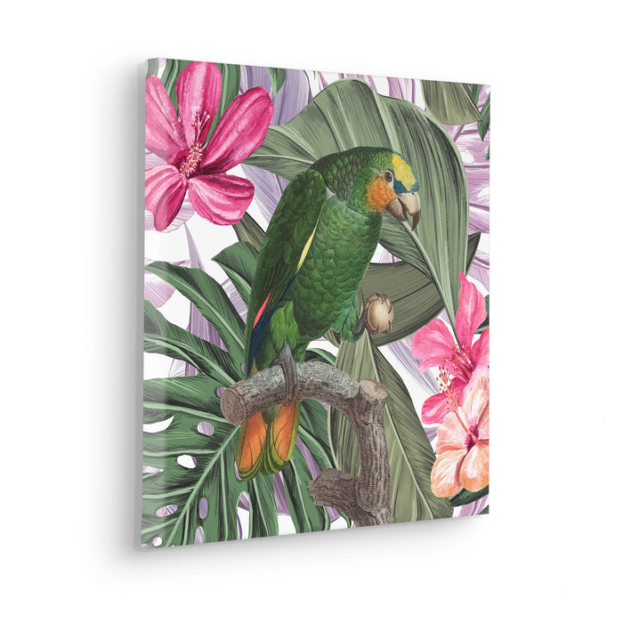 Komar NEU | Keilrahmenbild - Hibiscus Flirt - Größe 40 x 40 cm