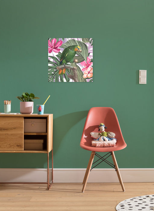 Keilrahmenbild | Hibiscus Flirt | 40 x 40 cm