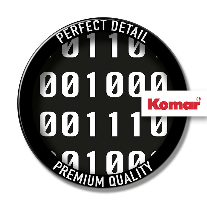 Komar NEU | Keilrahmenbild - Typo Naughty Binary - Größe 40 x 40 cm