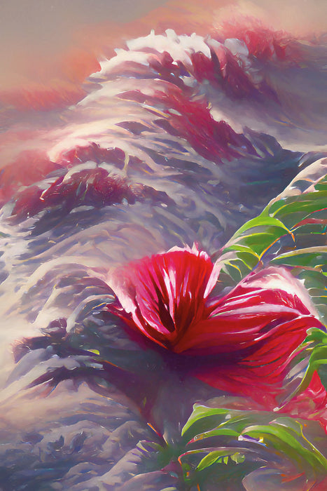 Komar NEU | Keilrahmenbild - Blossom Wave - Größe 40 x 60 cm