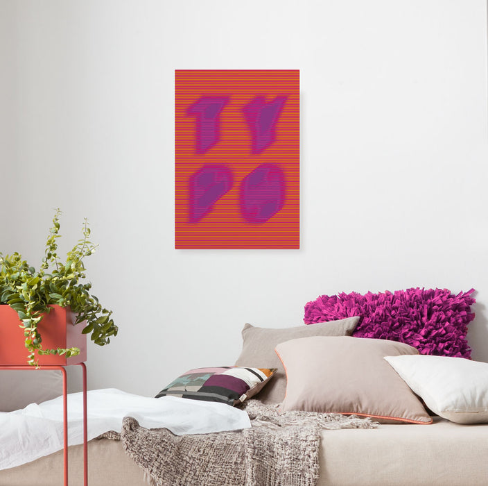 Keilrahmenbild | Blurry Night | 40 x 60 cm