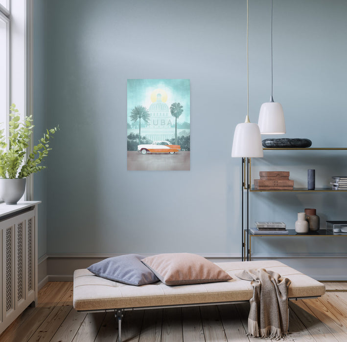Komar NEU | Keilrahmenbild - Vintage Travel Cuba - Größe 40 x 60 cm