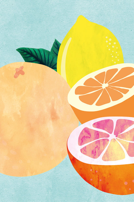 Komar NEU | Keilrahmenbild - Mint and Lemonade - Größe 40 x 60 cm