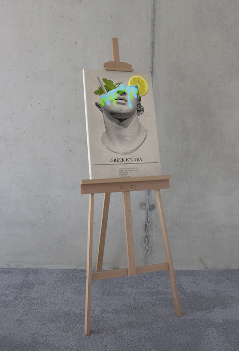 Komar NEU | Keilrahmenbild - Greek Ice Tea Cocktail - Größe 40 x 60 cm