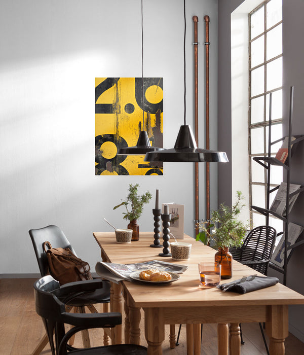 Komar NEU | Keilrahmenbild - Used Letters - Größe 40 x 60 cm