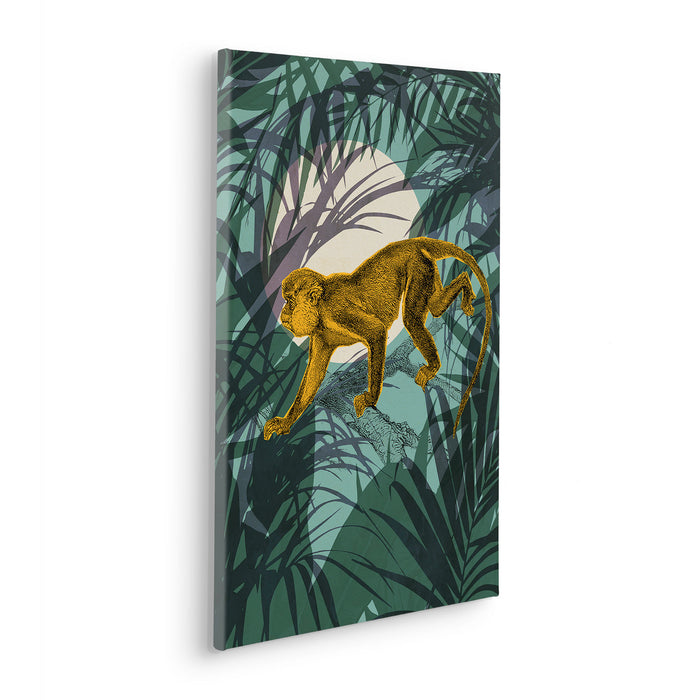Keilrahmenbild | Sneaky Monkey | 40 x 60 cm