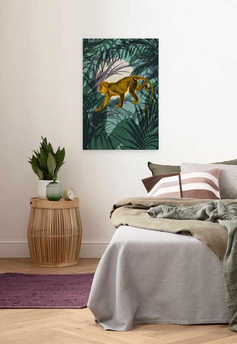 Keilrahmenbild | Sneaky Monkey | 40 x 60 cm