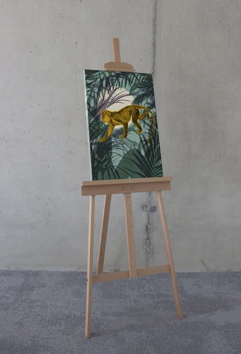 Keilrahmenbild | Sneaky Monkey | 40 x 60 cm