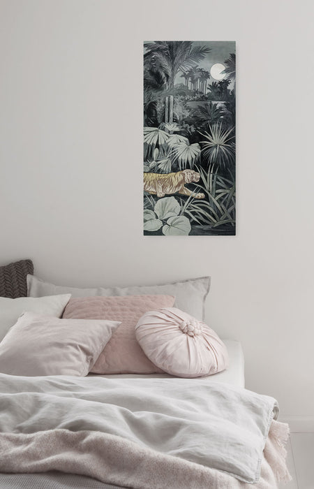 Keilrahmenbild | Creeping Tiger | 40 x 90 cm