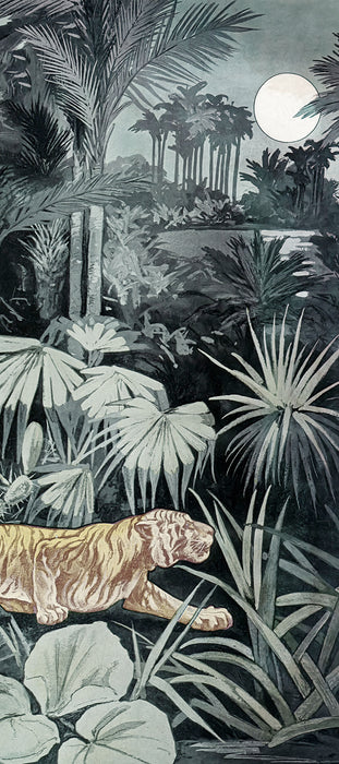 Keilrahmenbild | Creeping Tiger | 40 x 90 cm