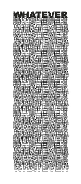 Keilrahmenbild | Typo Whatever | 40 x 90 cm