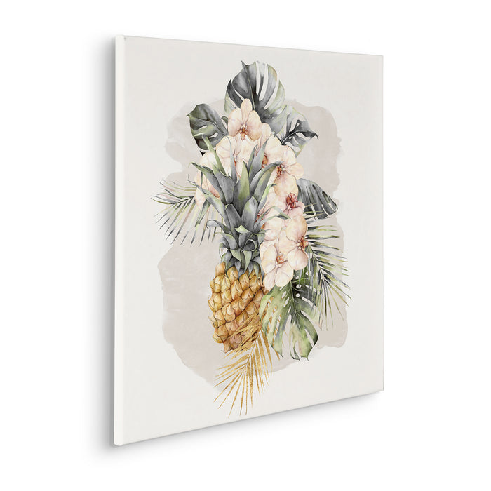 Keilrahmenbild | Ananas Mûr | 60 x 60 cm