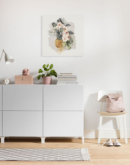 Komar NEU | Keilrahmenbild - Ananas Mûr - Größe 60 x 60 cm