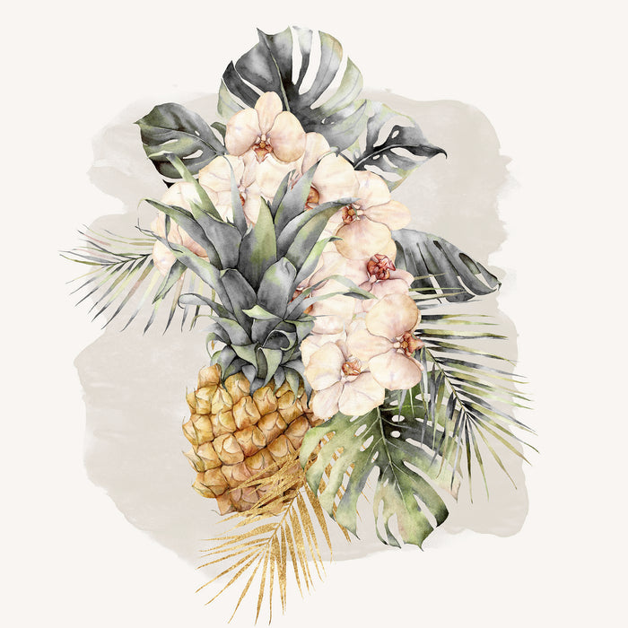 Komar NEU | Keilrahmenbild - Ananas Mûr - Größe 60 x 60 cm