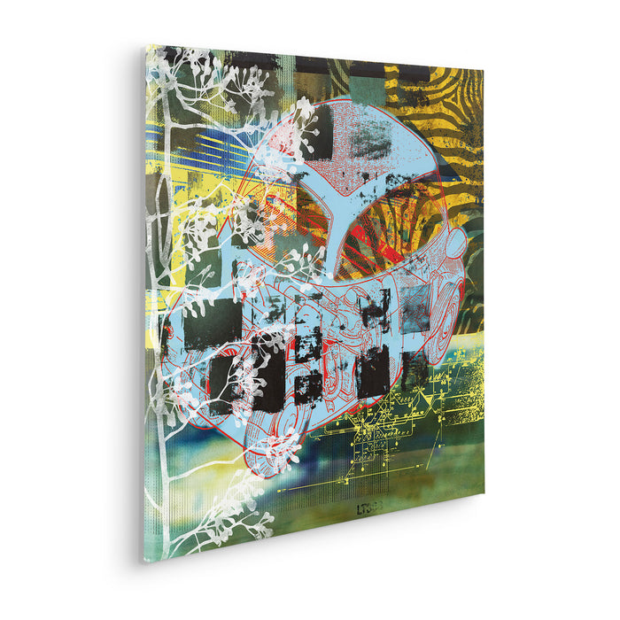 Komar NEU | Keilrahmenbild - Pile of Scrap - Größe 60 x 60 cm