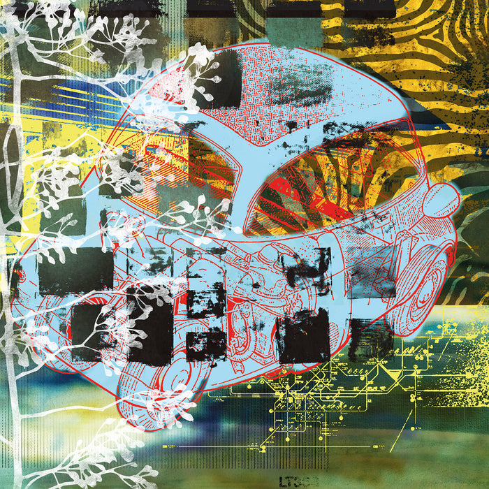 Komar NEU | Keilrahmenbild - Pile of Scrap - Größe 60 x 60 cm