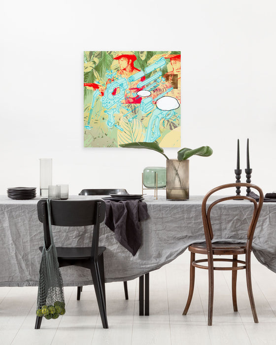 Keilrahmenbild | Peace | 60 x 60 cm