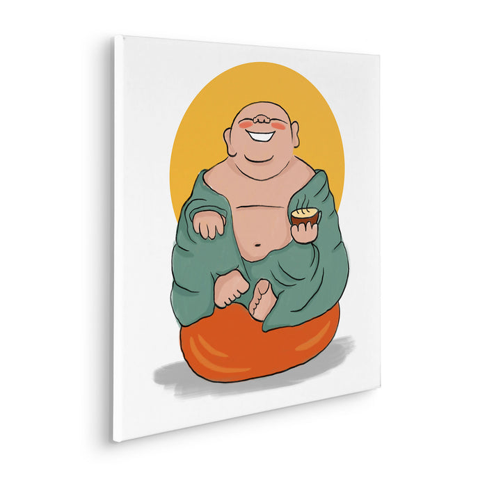 Keilrahmenbild | Happy Buddy | 60 x 60 cm