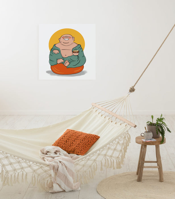 Keilrahmenbild | Happy Buddy | 60 x 60 cm