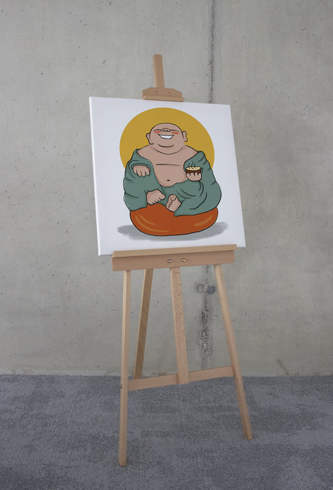 Keilrahmenbild | Happy Buddy | 60 x 60 cm