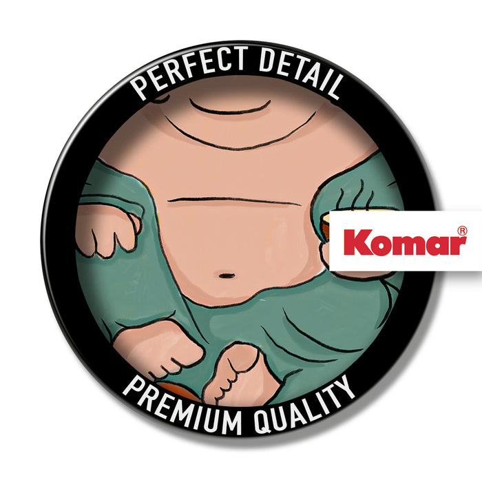 Komar NEU | Keilrahmenbild - Happy Buddy - Größe 60 x 60 cm