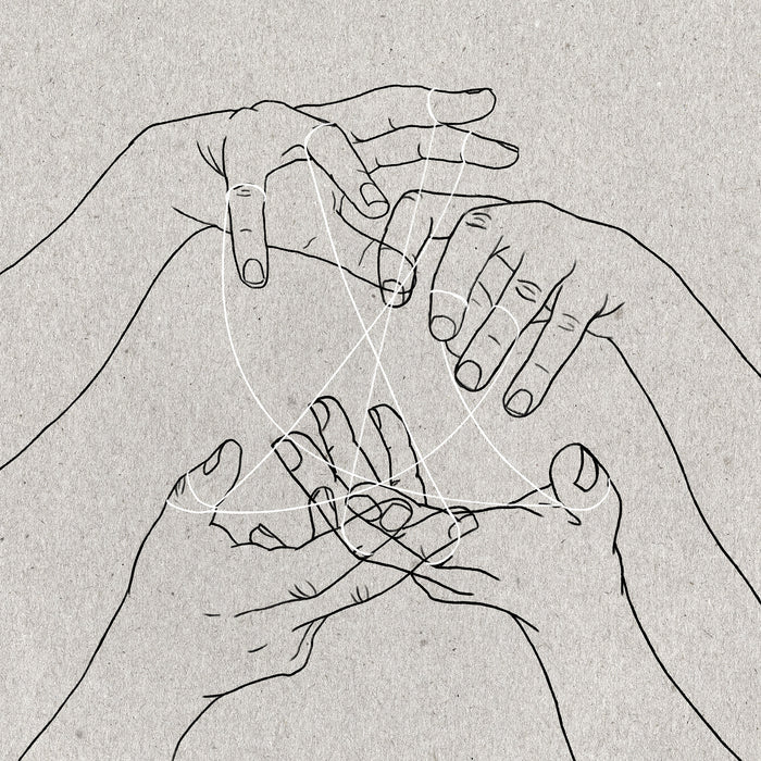 Komar NEU | Keilrahmenbild - Puppet Show - Größe 60 x 60 cm