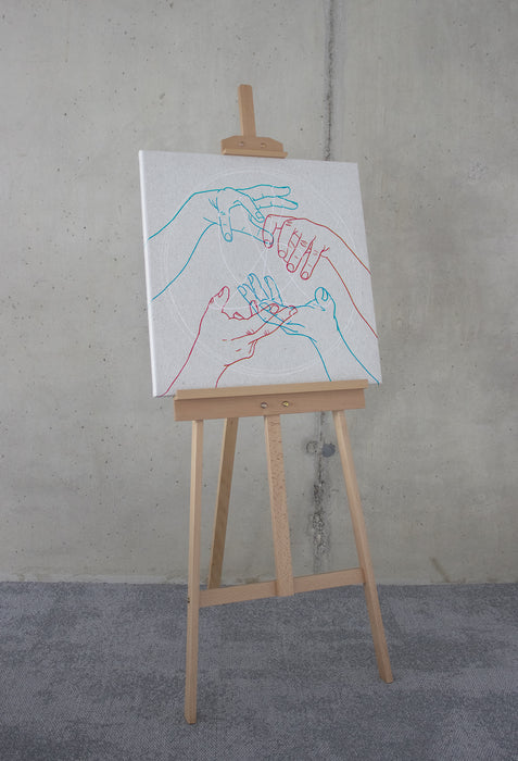 Keilrahmenbild | Glory Hands | 60 x 60 cm