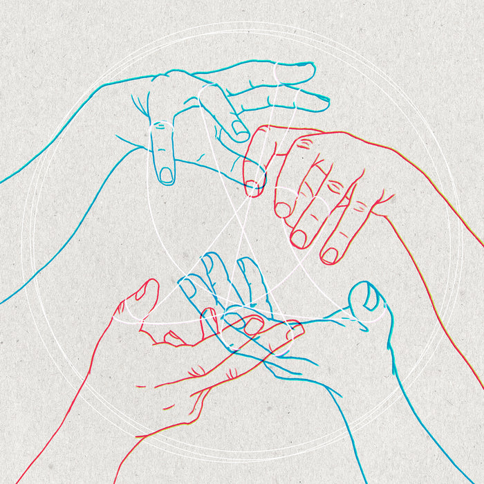 Komar NEU | Keilrahmenbild - Glory Hands - Größe 60 x 60 cm