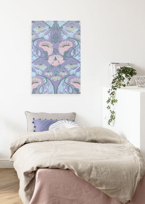 Keilrahmenbild | Mandala Mauve | 60 x 90 cm