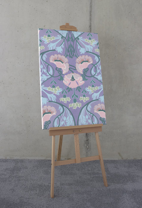 Keilrahmenbild | Mandala Mauve | 60 x 90 cm