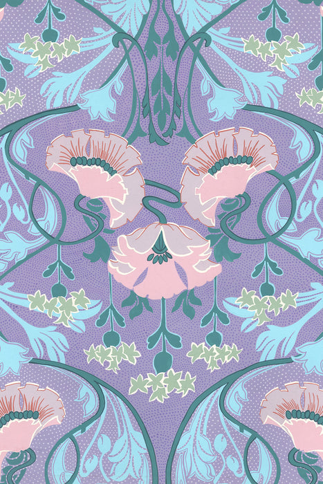 Keilrahmenbild | Mandala Mauve | 60 x 90 cm