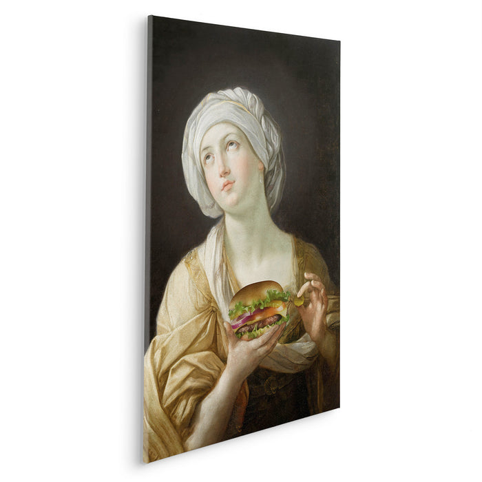 Keilrahmenbild | Heal | thy Burger | 60 x 90 cm