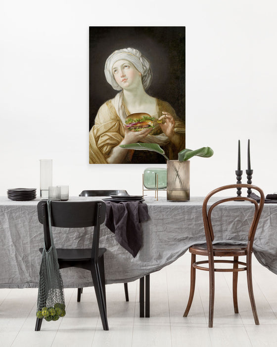 Komar NEU | Keilrahmenbild - Heal-thy Burger - Größe 60 x 90 cm