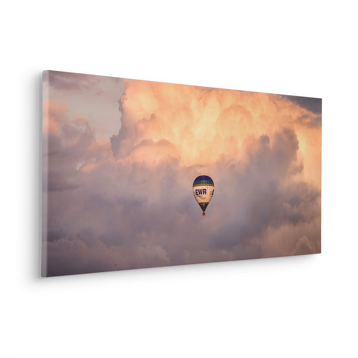Keilrahmenbild | Flying Balloon | 40 x 90 cm