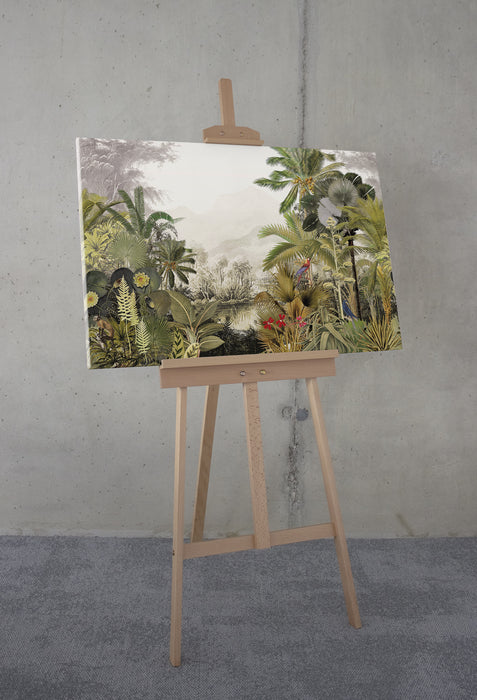 Keilrahmenbild | Hiding Parrot | 60 x 90 cm