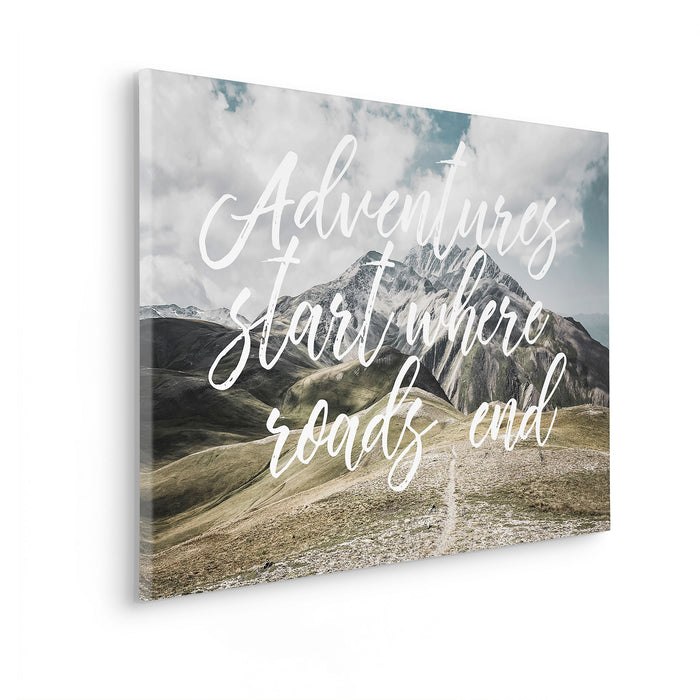 Keilrahmenbild | Starting Now | 60 x 90 cm