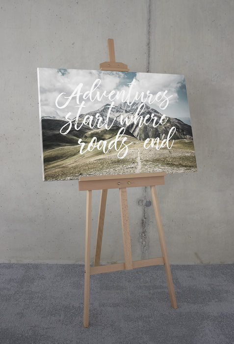 Keilrahmenbild | Starting Now | 60 x 90 cm