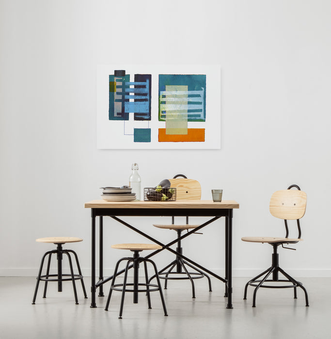 Keilrahmenbild | Assembling a Network | 60 x 90 cm